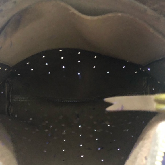 EUC Multi Sac Metallic Purple Blue Multi Colored Leather Crossbody Bag STUNNING - Picture 11 of 13